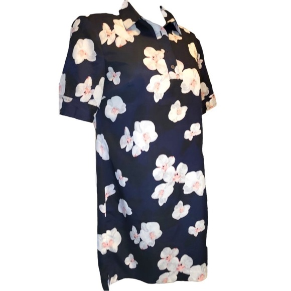 Banana Republic Polo Shift Navy Floral Dress - Picture 3 of 13